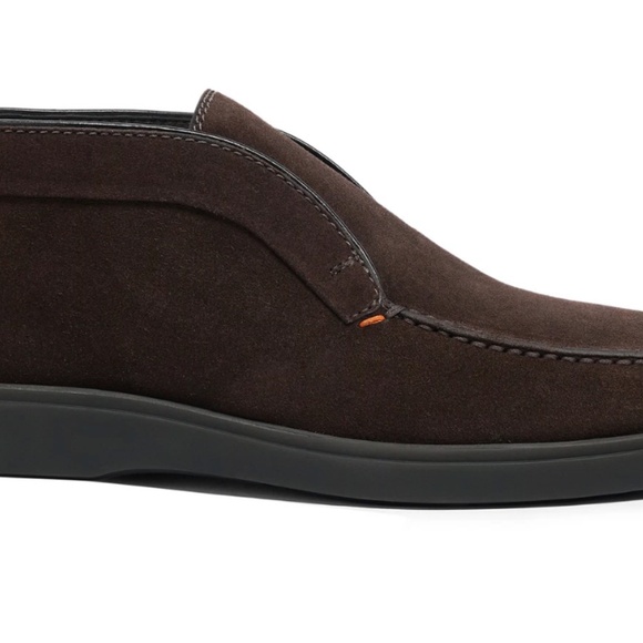 55% OFF SALE  NIB Santoni Men’s Dragon Desert Boot – Dark Brown Suede Bootie 9.5 main image 9